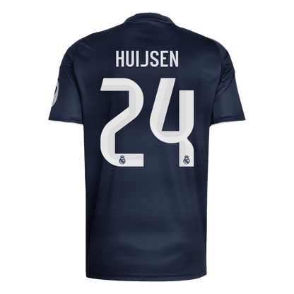 Calidad Premium Camiseta HUIJSEN #24 Real Madrid 2025/26 Segunda Equipación Hombre - Versión Hincha