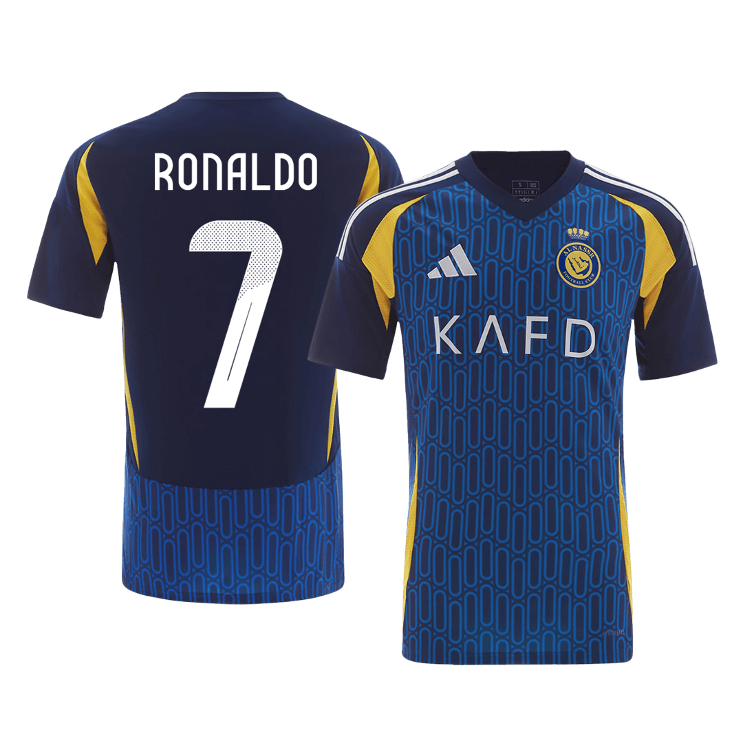 Camiseta RONALDO #7 Al Nassr 2024/25 Segunda Equipación - Versión Hincha