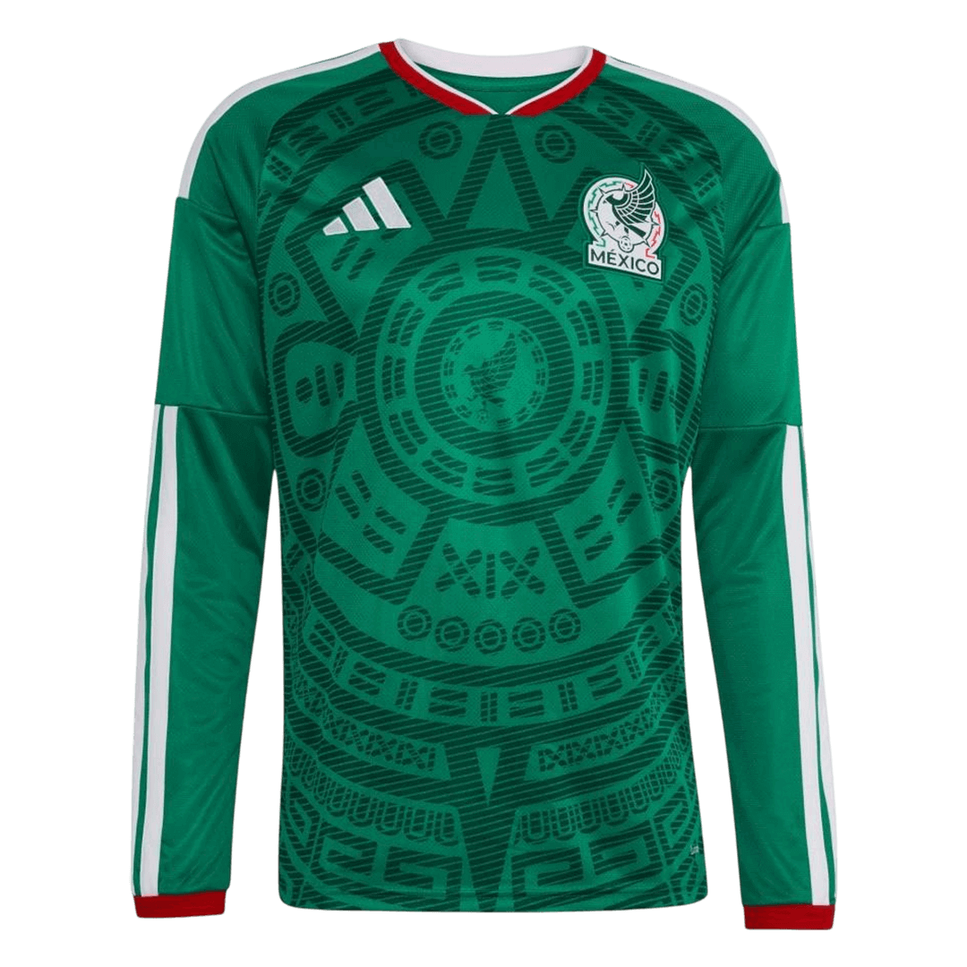 Manga Larga México 2026 Primera Equipación Copa del Mundo - Versión Hincha