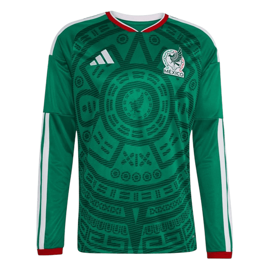 Manga Larga México 2026 Primera Equipación Copa del Mundo - Versión Hincha