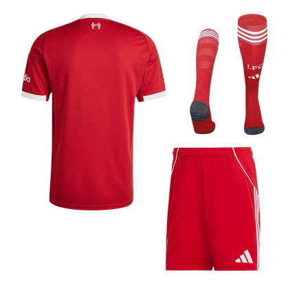 Conjunto Completo Liverpool 2025/26 Primera Equipación