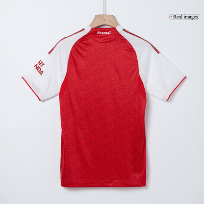 Camiseta Auténtica SALIBA #2 Arsenal 2025/26 Primera Equipación -Versión Jugador