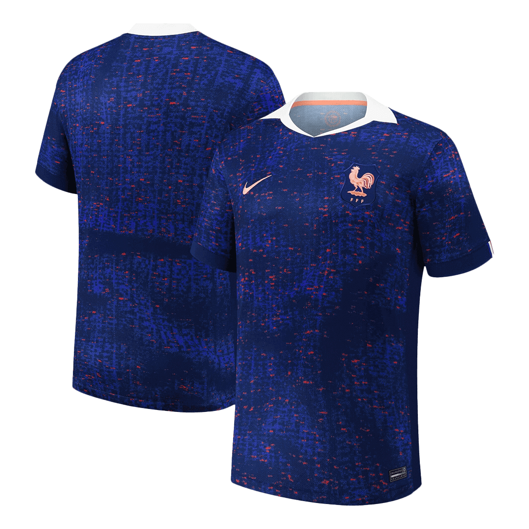 Camiseta Francia Euro Femenina 2025 Primera Equipación - Versión Hincha