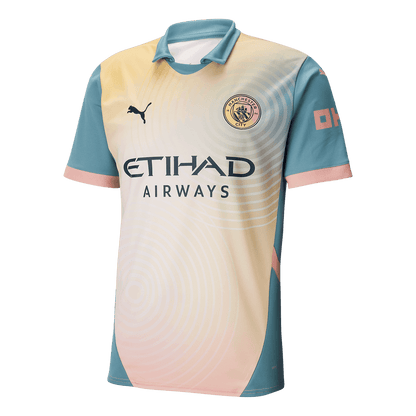UCL Camiseta Manchester City 2024/25 Cuarta Equipación 'Definitivamente City' - Versión Hincha