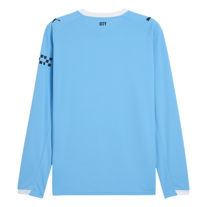 Camiseta Manga Larga Manchester City Primera Equipación 2025/26-Versión Hincha