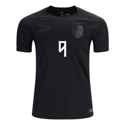 Camiseta BRAUT HAALAND #9 Norway 2026 Segunda Equipación Copa del Mundo - Versión Hincha