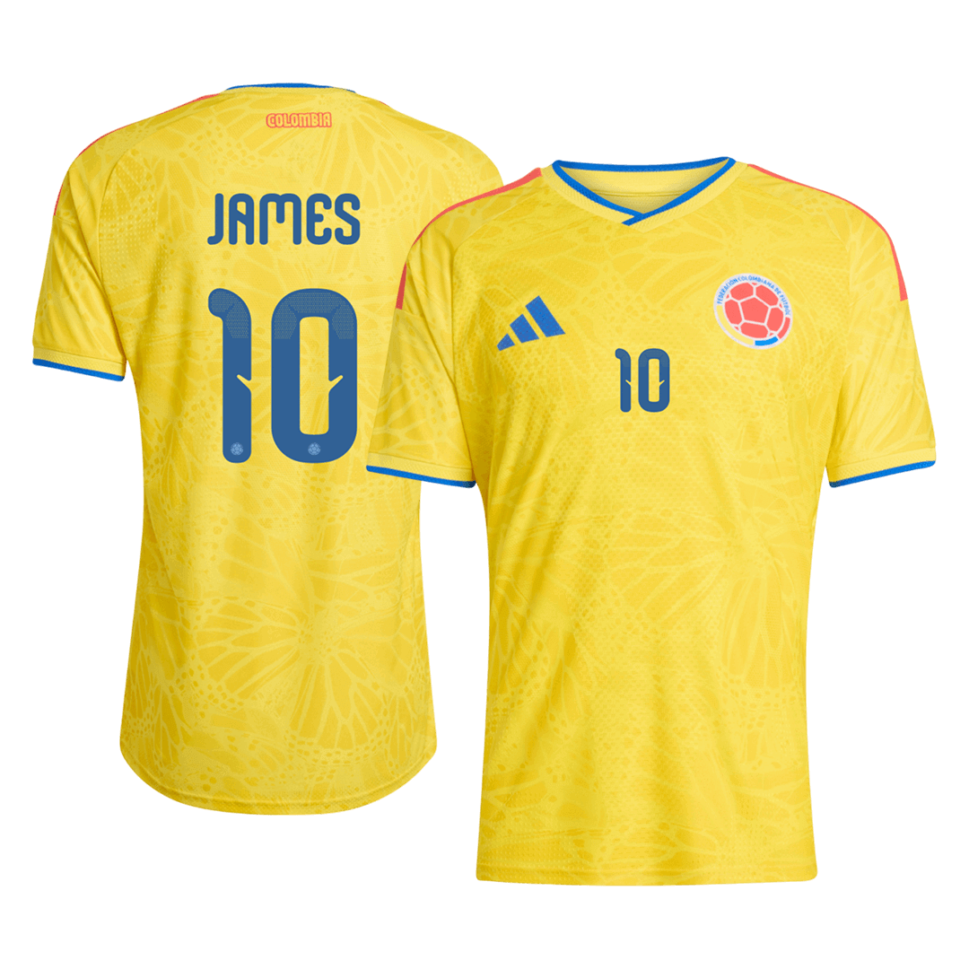 Camiseta Auténtica James #10 Colombia 2026 Primera Equipación Copa del Mundo - Versión Jugador
