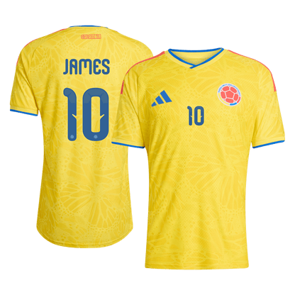 Camiseta Auténtica James #10 Colombia 2026 Primera Equipación Copa del Mundo - Versión Jugador