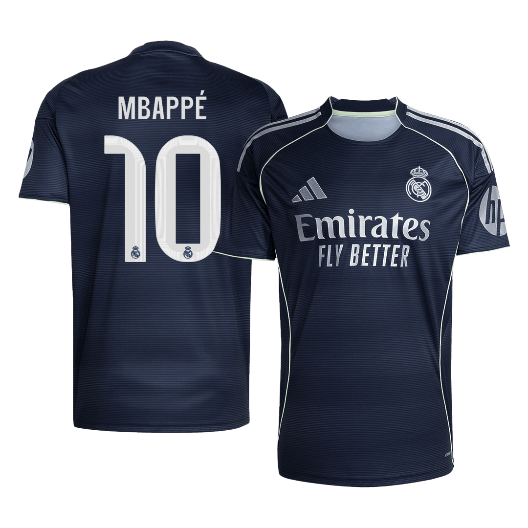Camiseta MBAPPÉ #10 Real Madrid 2025/26 Segunda Equipación Hombre - Versión Hincha