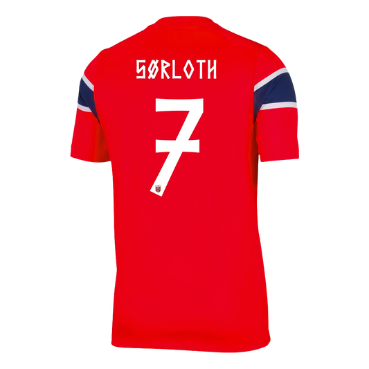 Camiseta Sørloth #7 Noruega 2026 Primera Equipación Copa del Mundo - Versión Hincha