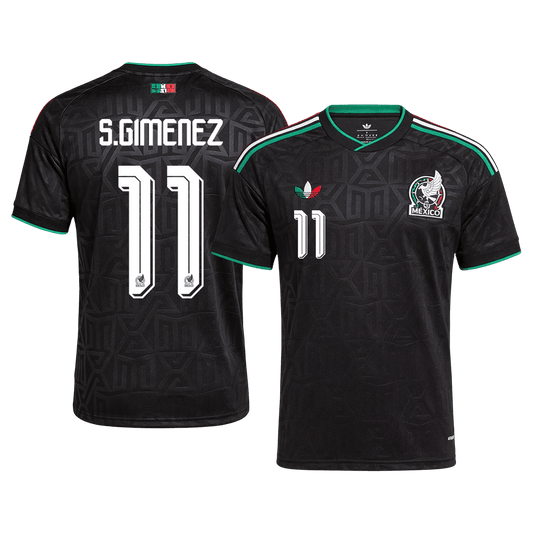Camiseta S. Giménez #11 México 2026 Tercera Equipación Copa del Mundo - Versión Hincha