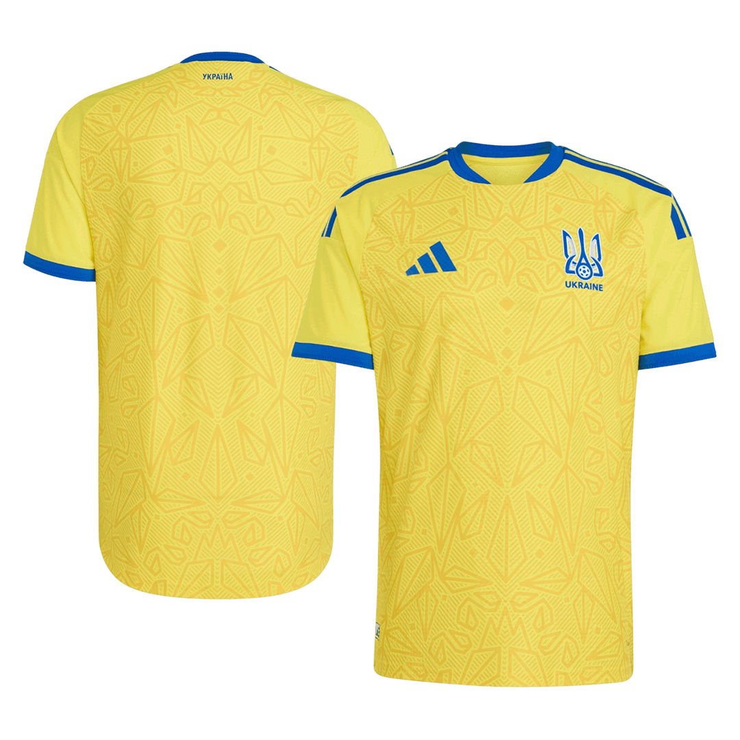 Camiseta Ucrania 2026 Primera Equipación Copa del Mundo - Versión Hincha