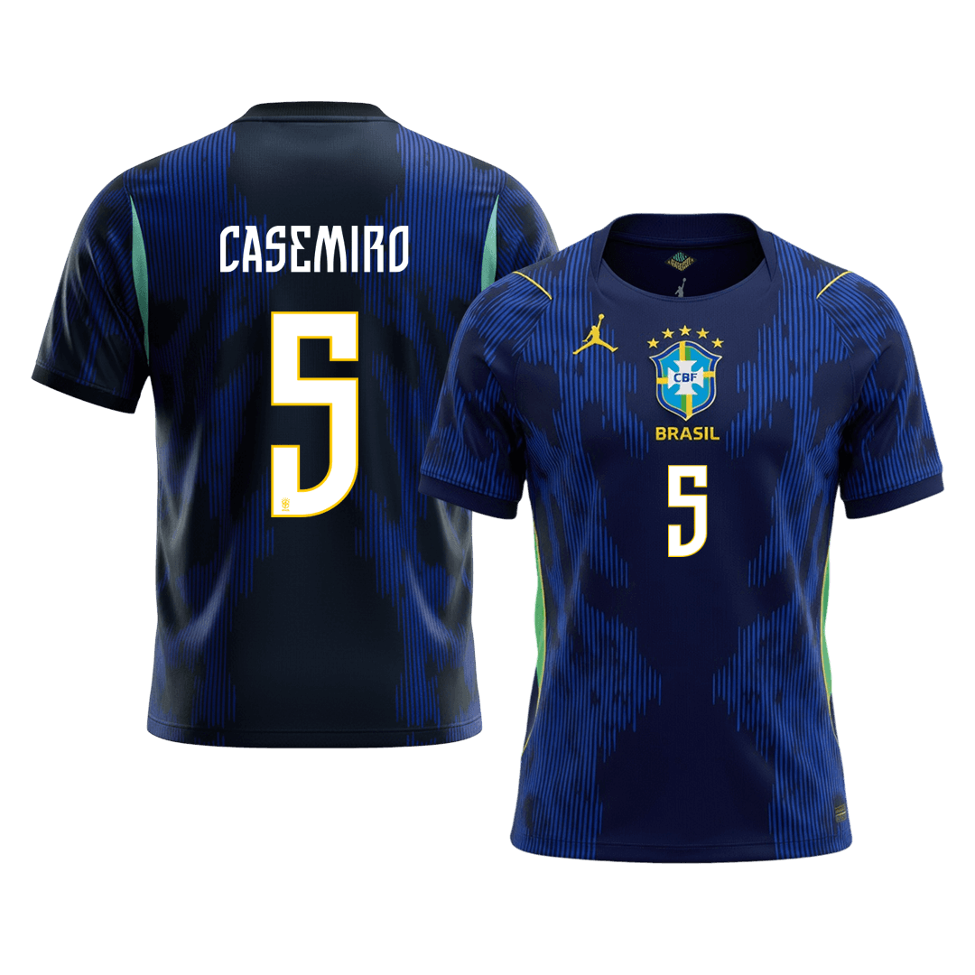 Camiseta CASEMIRO #5 Brazil 2026 Segunda Equipación Copa del Mundo - Versión Hincha