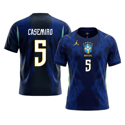 Camiseta CASEMIRO #5 Brazil 2026 Segunda Equipación Copa del Mundo - Versión Hincha