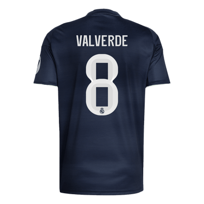 Camiseta VALVERDE #8 Real Madrid 2025/26 Segunda Equipación Hombre - Versión Hincha