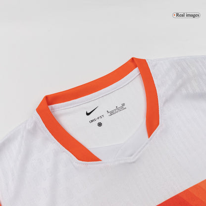 Camiseta Auténtica F.DE JONG #21 Netherlands 2026 Segunda Equipación Copa del Mundo -Versión Jugador