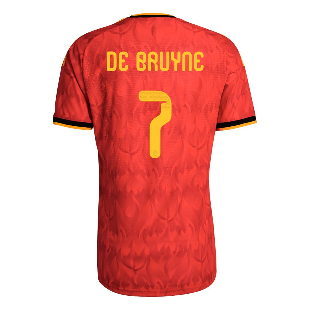 Camiseta Auténtica De Bruyne #7 Bélgica 2026 Primera Equipación Copa del Mundo - Versión Jugador - Vista 7