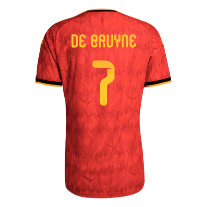Camiseta Auténtica De Bruyne #7 Bélgica 2026 Primera Equipación Copa del Mundo - Versión Jugador - Vista 7
