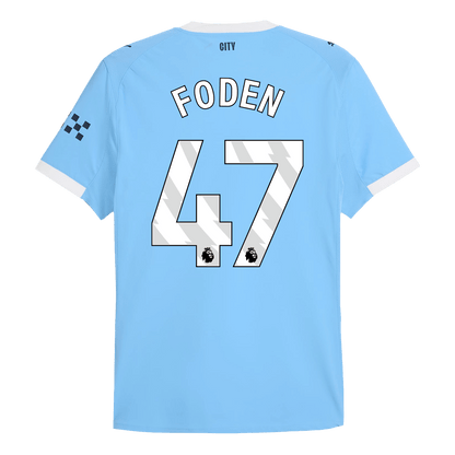 Camiseta FODEN #47 Manchester City 2025/26 Primera Equipación - Versión Jugador