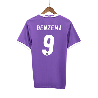 Camiseta Retro 2016/17 Benzema #9 Real Madrid Segunda Equipación
