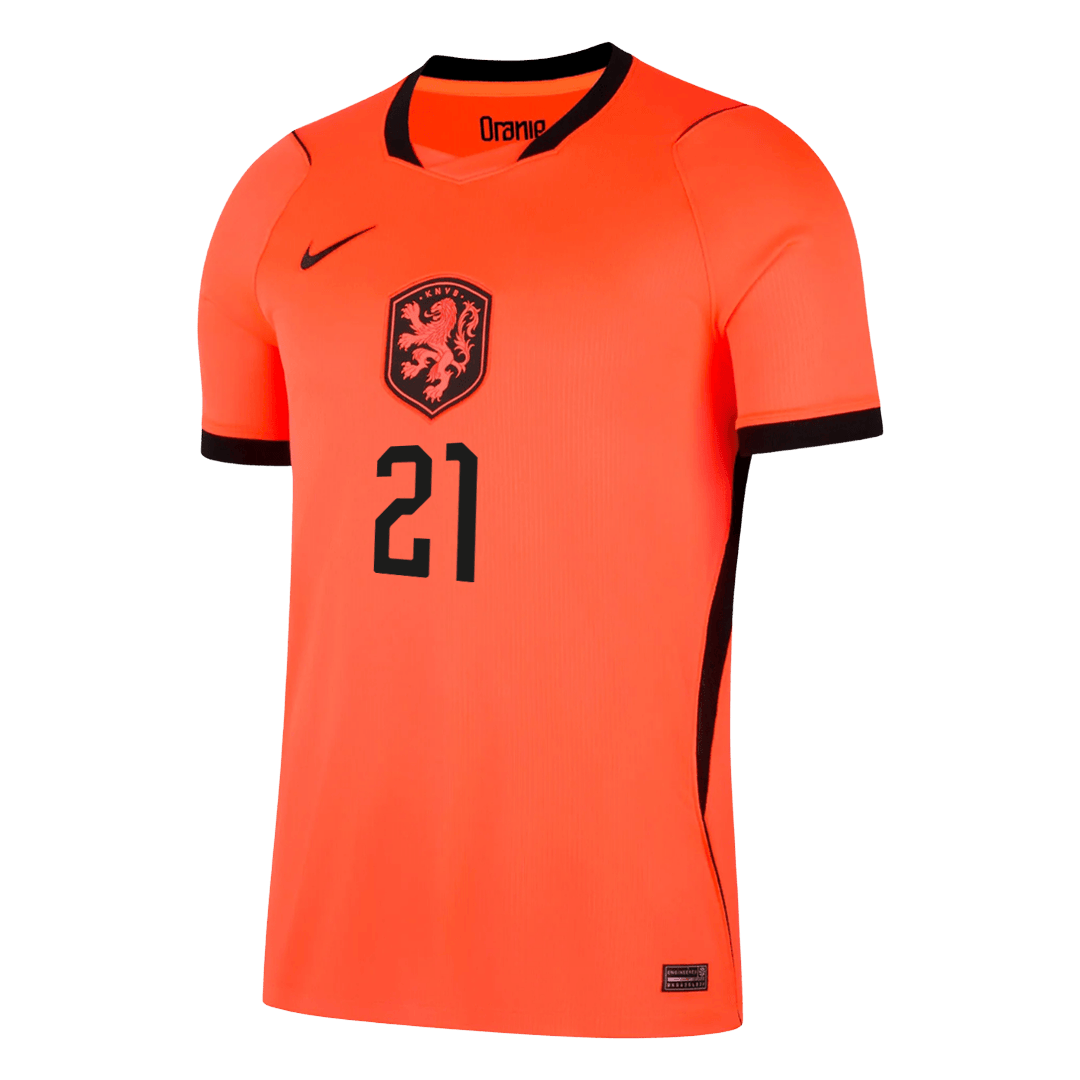 Camiseta F.DE JONG #21 Netherlands 2026 Primera Equipación Copa del Mundo - Versión Hincha