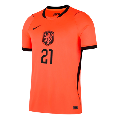 Camiseta F.DE JONG #21 Netherlands 2026 Primera Equipación Copa del Mundo - Versión Hincha