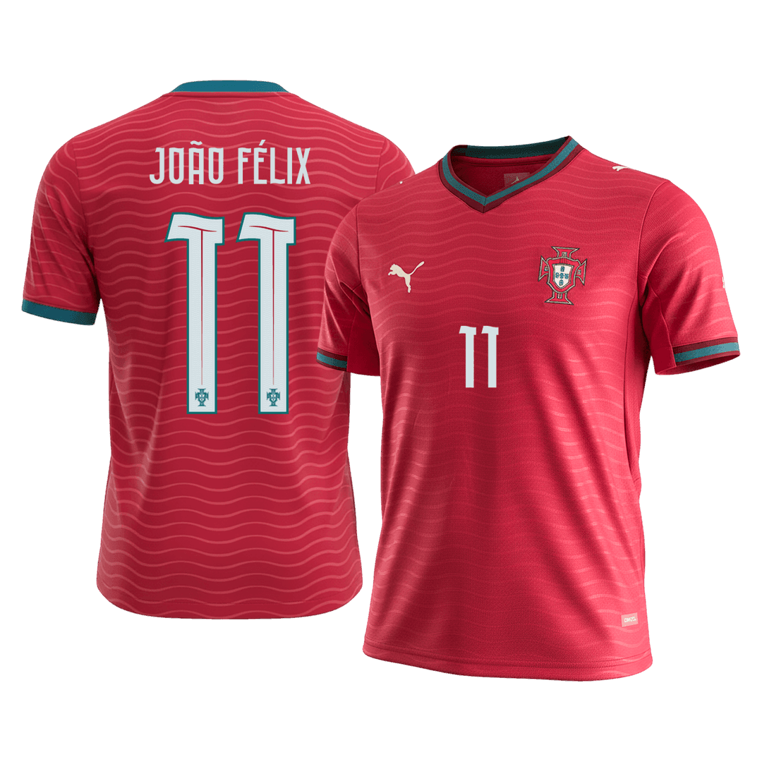 Calidad Premium Camiseta JOÃO FÉLIX #11 Portugal 2026 Primera Equipación Copa del Mundo -Versión Hincha