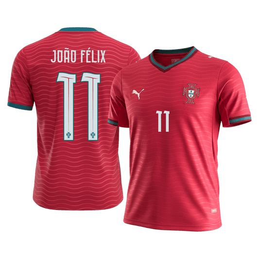 Camiseta João Félix #11 Portugal 2026 Primera Equipación Copa del Mundo - Versión Hincha (Calidad Premium)