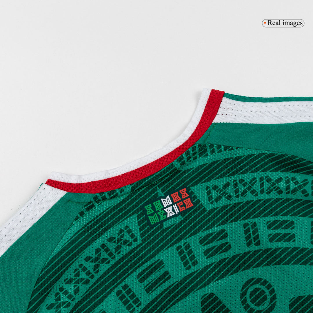 Camiseta Auténtica S. Giménez #11 México 2026 Primera Equipación Copa del Mundo - Versión Jugador