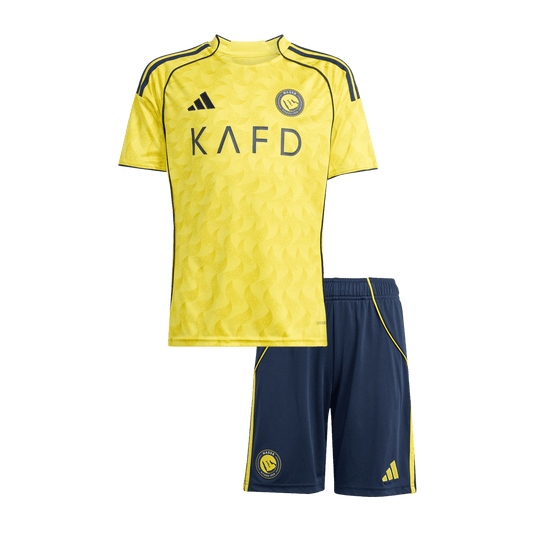 Conjunto Infantil Al Nassr 2025/26 Primera Equipación Kids