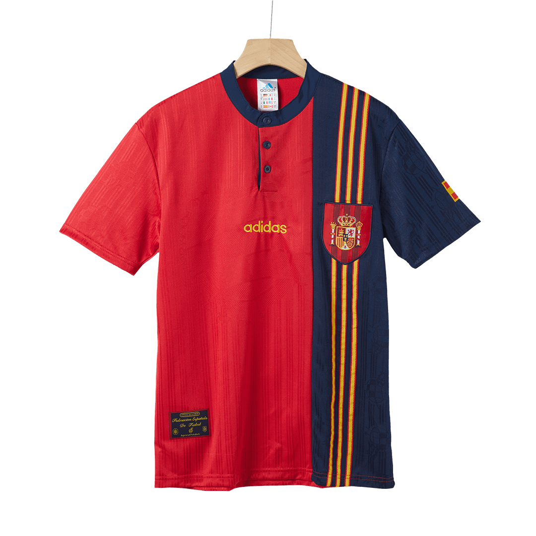 Camiseta Retro 1996 España Primera Equipación