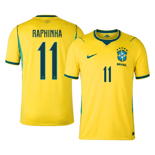 Camiseta Raphinha #11 Brasil 2026 Primera Equipación Copa del Mundo - Versión Hincha