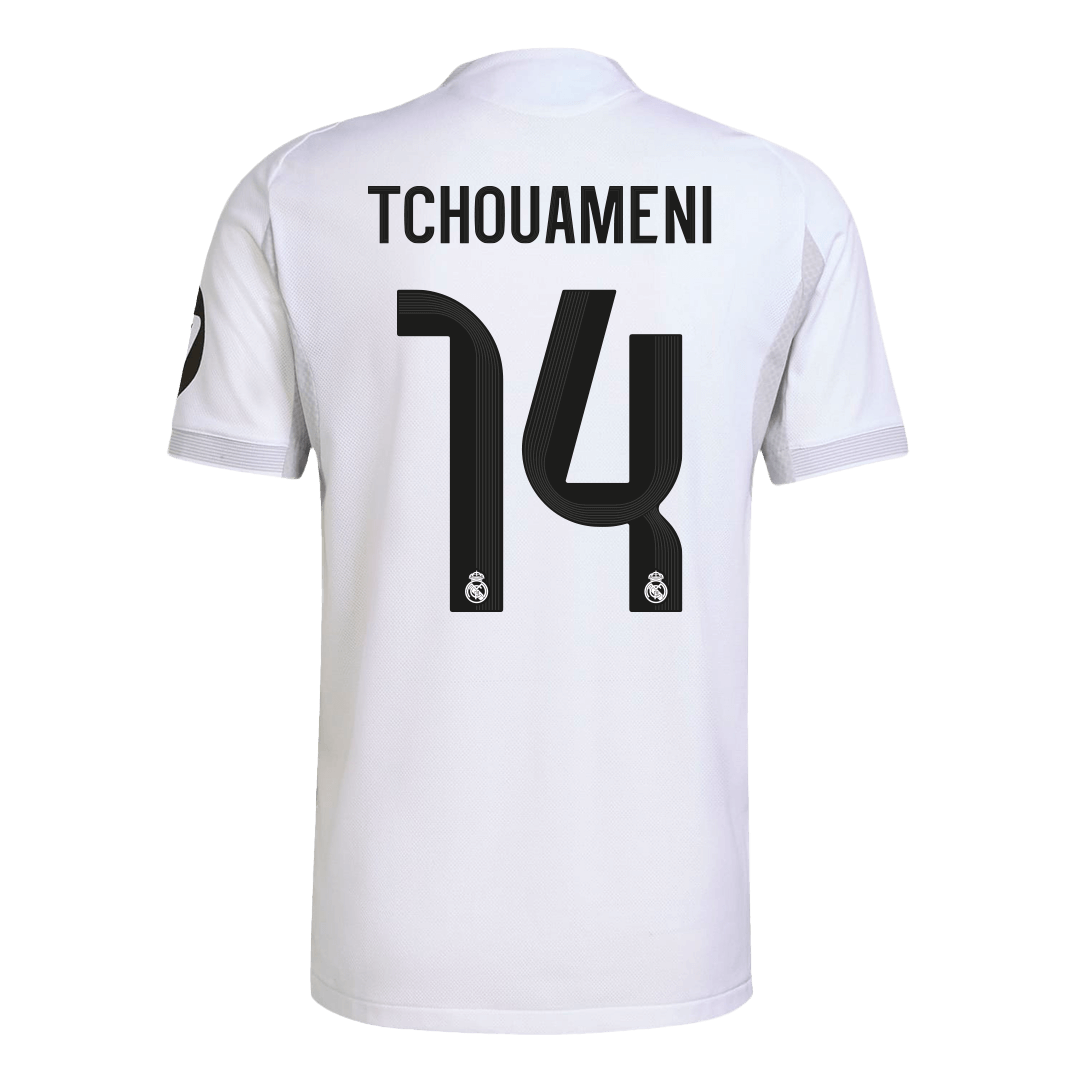 Camiseta Auténtica TCHOUAMENI #14 Real Madrid 2025/26 Primera Equipación -Versión Jugador