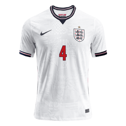 Camiseta Auténtica Rice #4 Inglaterra 2026 Primera Equipación Copa del Mundo - Versión Jugador - Vista 7