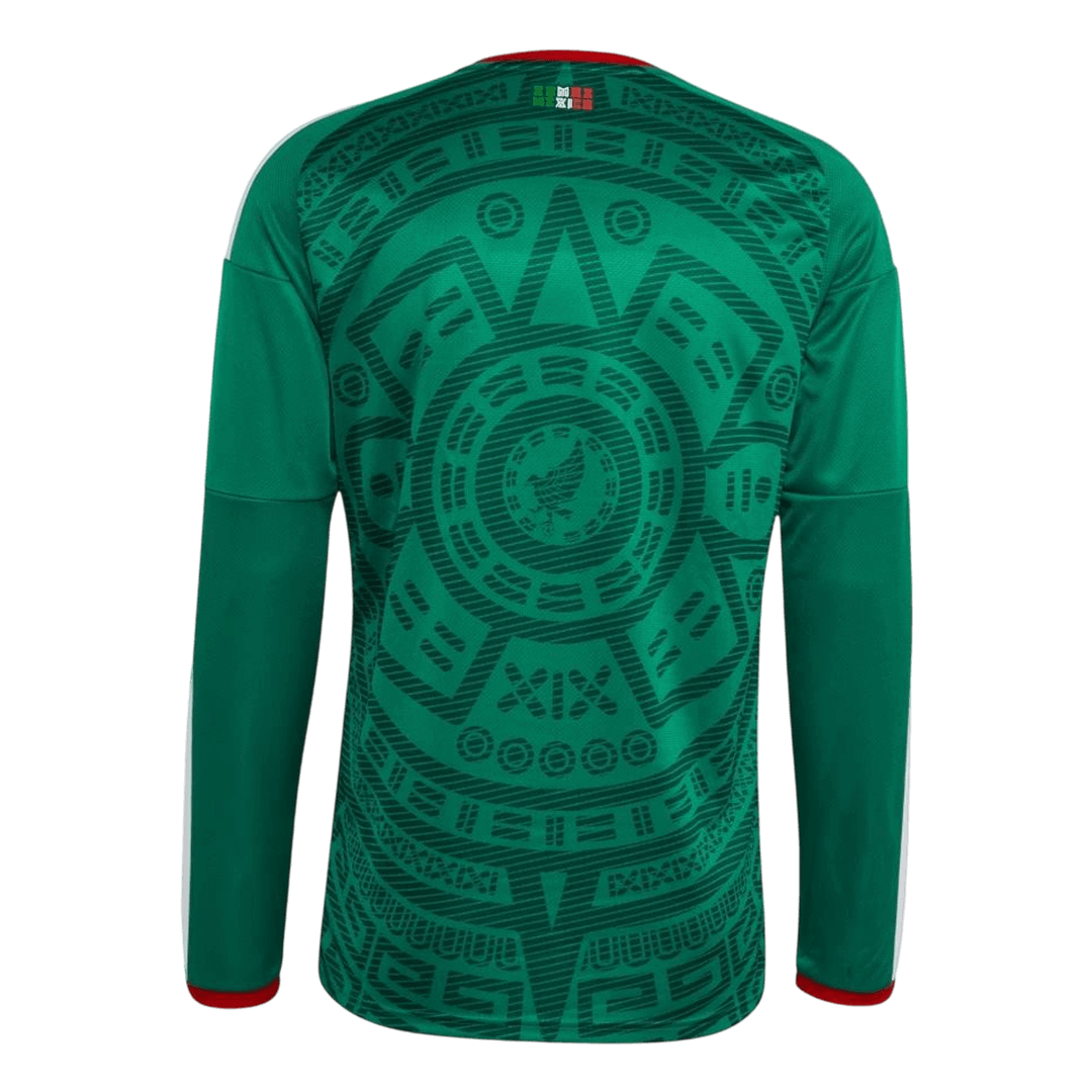 Manga Larga México 2026 Primera Equipación Copa del Mundo - Versión Hincha - Vista 2