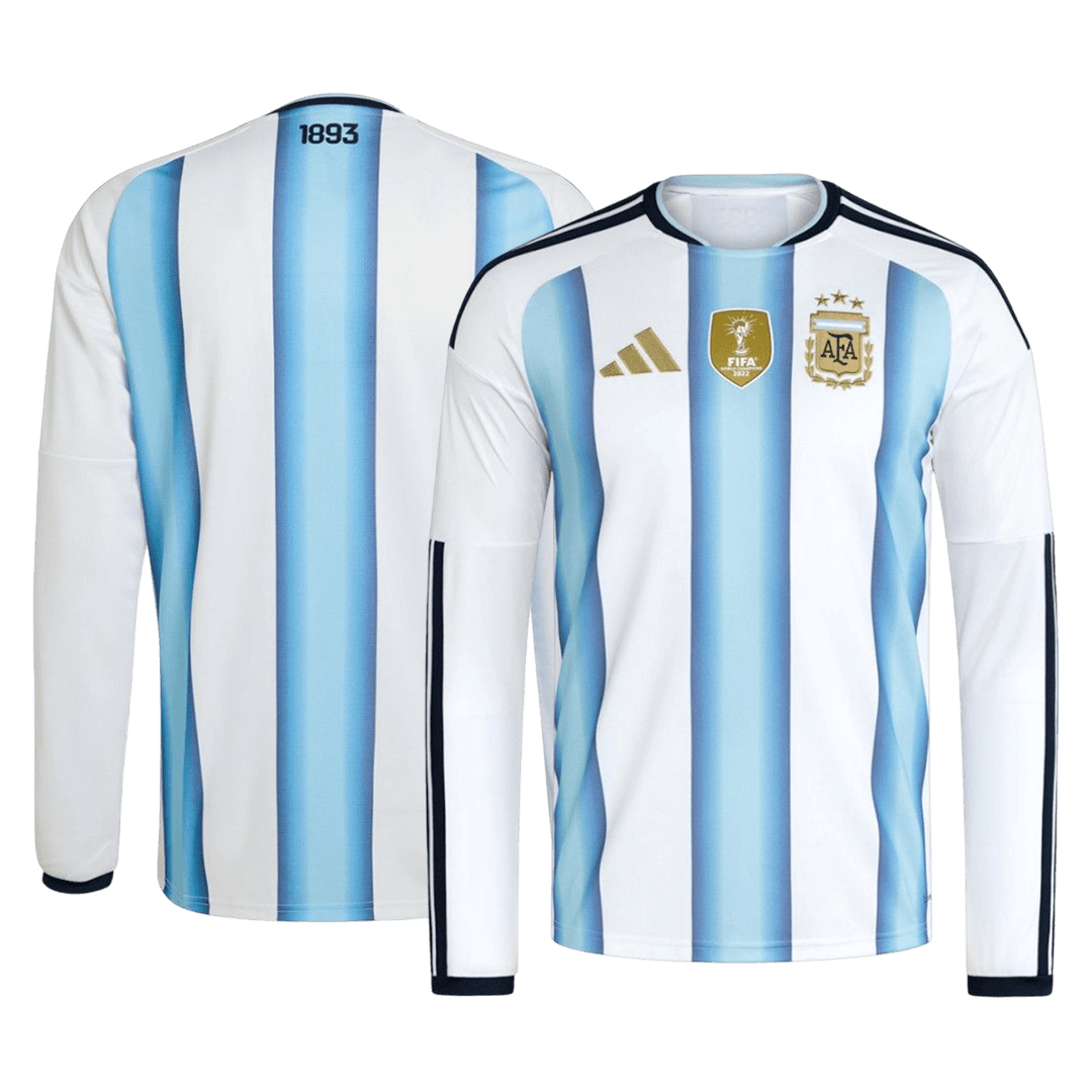 Manga Larga Argentina 2026 Primera Equipación Copa del Mundo -Versión Hincha
