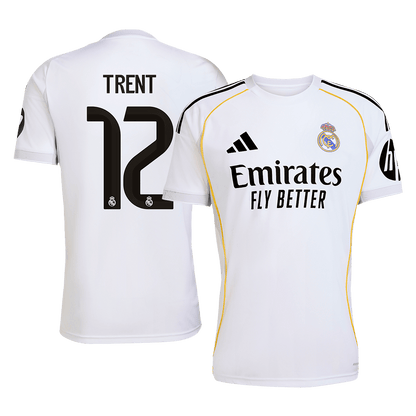 Camiseta TRENT #12 Real Madrid 2025/26 Primera Equipación Hombre - Versión Hincha
