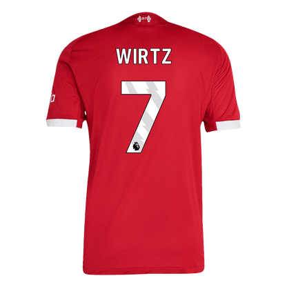 Camiseta Auténtica WIRTZ #7 Liverpool 2025/26 Primera Equipación-Versión Jugador