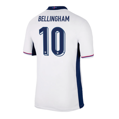Camiseta BELLINGHAM #10 Inglaterra Euro 2024 Primera Equipación Local Hombre-Versión Hincha
