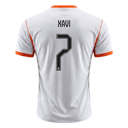 Camiseta Auténtica XAVI #7 Netherlands 2026 Segunda Equipación Copa del Mundo -Versión Jugador