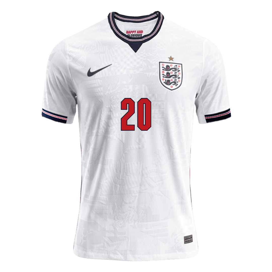 Camiseta Auténtica PALMER #20 England 2026 Primera Equipación Copa del Mundo -Versión Jugador