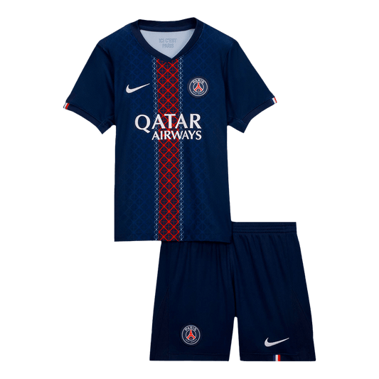 Miniconjunto PSG 2025/26 Primera Equipación Niño (Camiseta+Pantalón Corto)