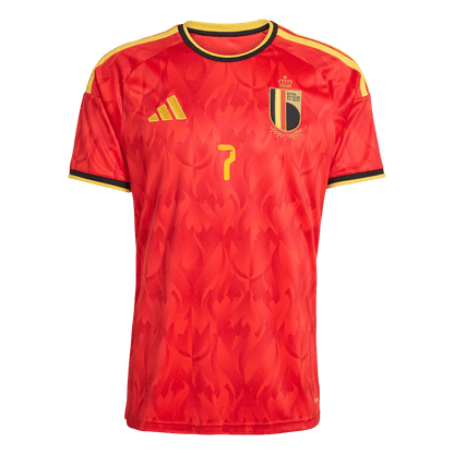Camiseta De Bruyne #7 Bélgica 2026 Primera Equipación Copa del Mundo - Versión Hincha - Vista 8
