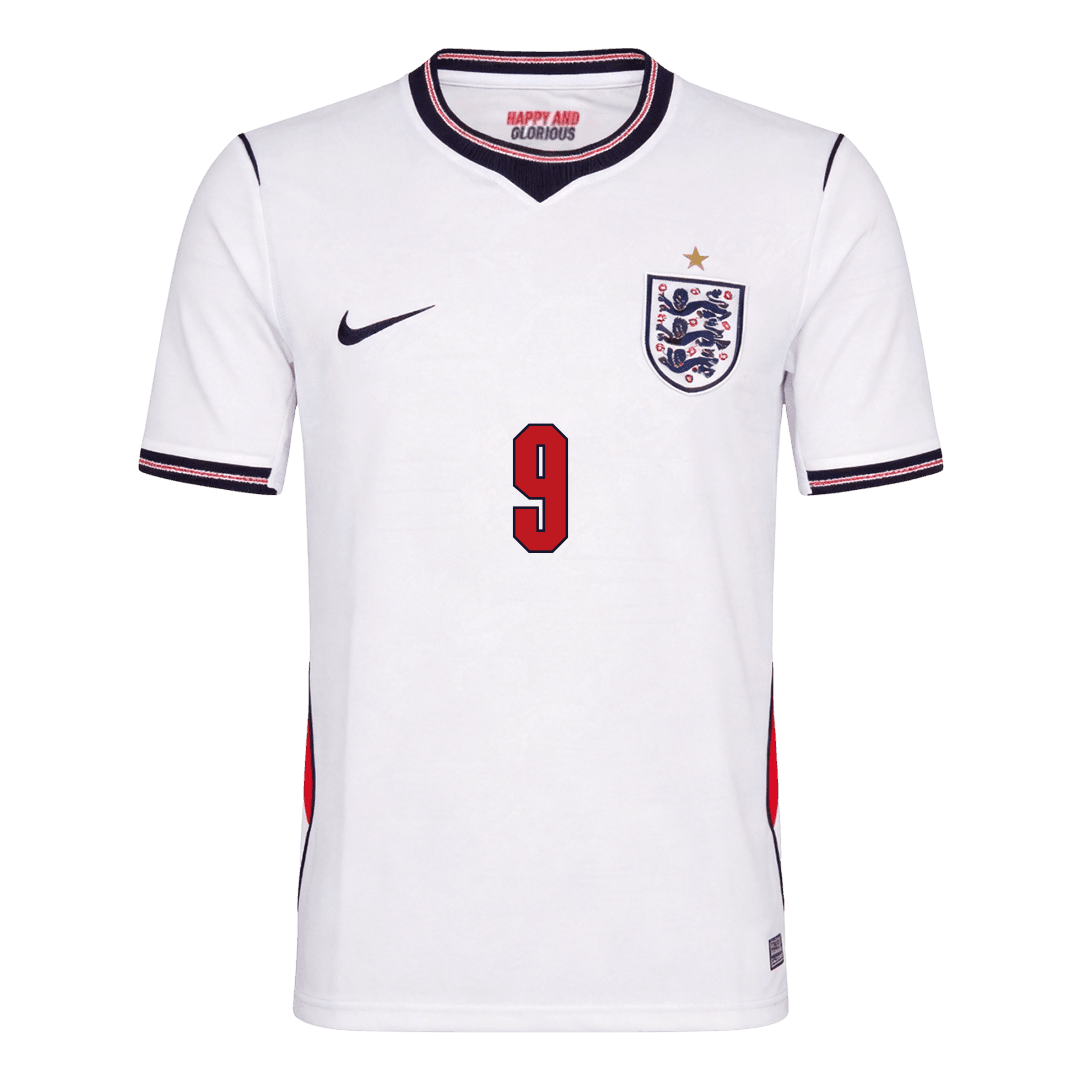 Camiseta Kane #9 Inglaterra 2026 Primera Equipación Copa del Mundo - Versión Hincha