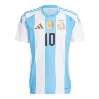 Camiseta MESSI #10 Argentina 2024 Primera Equipación Hombre-Versión Hincha