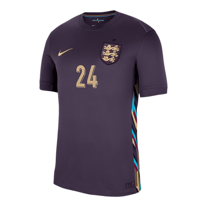 Camiseta PALMER #24 Inglaterra Euro2024 Segunda Equipación Visitante Hombre-Versión Hincha