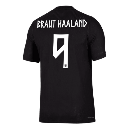 Camiseta Auténtica BRAUT HAALAND #9 Norway 2026 Segunda Equipación Copa del Mundo -Versión Jugador