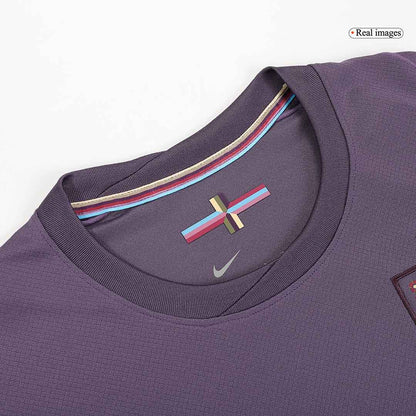 Camiseta Inglaterra Euro 2024 Segunda Equipacion Visitante  Hombre-Versión Hincha