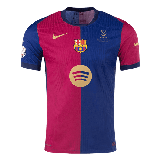 Camiseta Barcelona Copa del Rey Final 2024/25 Home Local Hombre - Versión Jugador