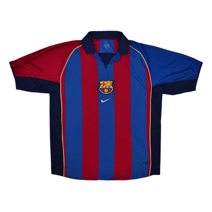 Camiseta Retro 2001/02 Barcelona Primera Equipación